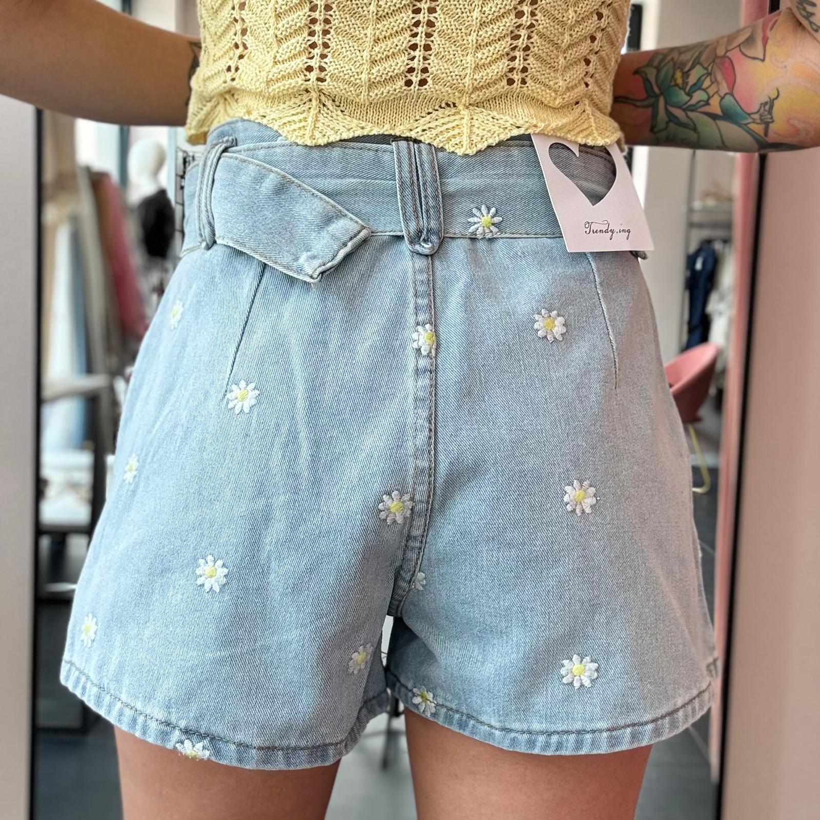 Pantaloncino con Margherite - immagine 2
