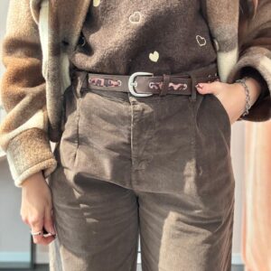 Pantalone Baggy Scamosciato