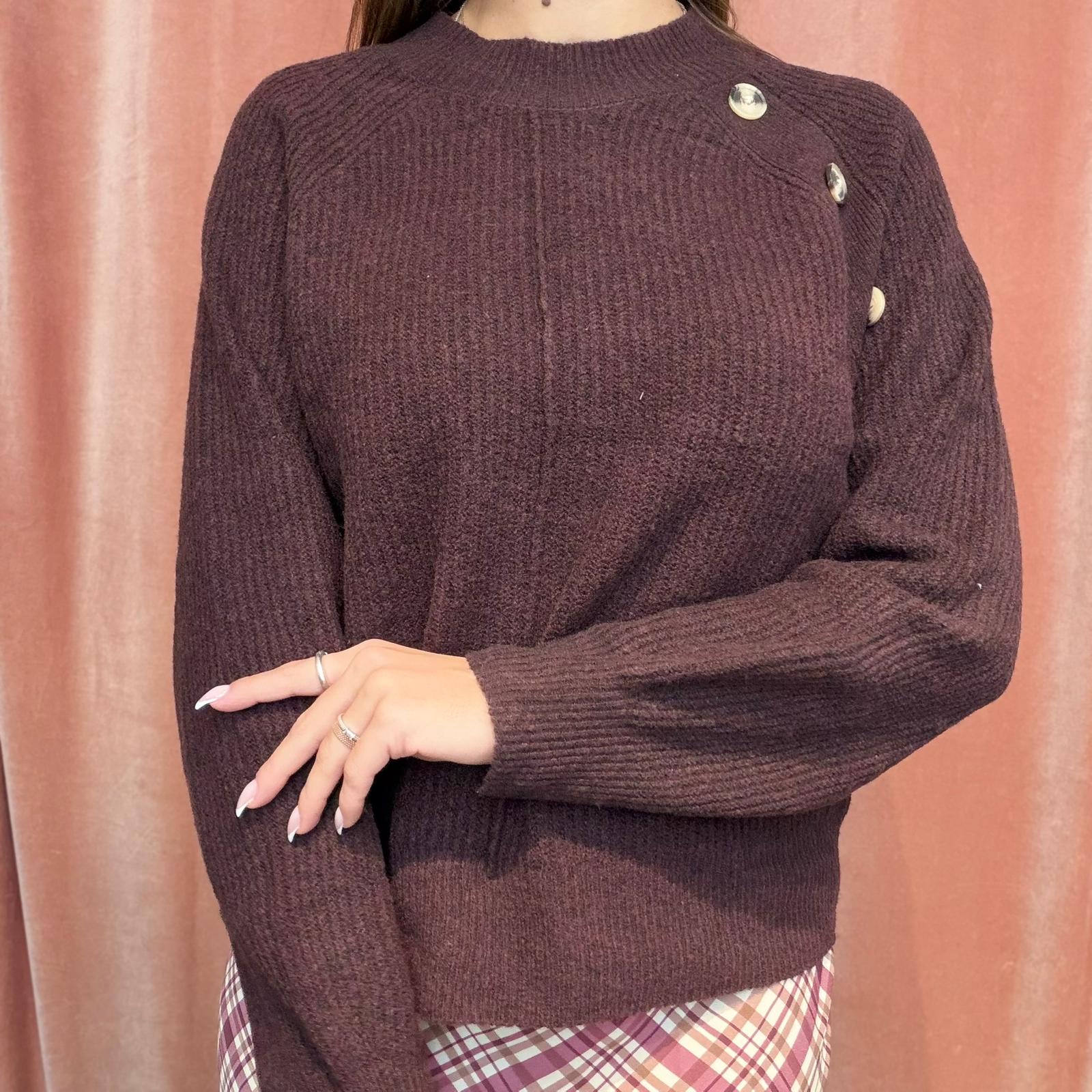 JDYANNIE LIFE L/S ON BUTTON PULL. KNT - immagine 3