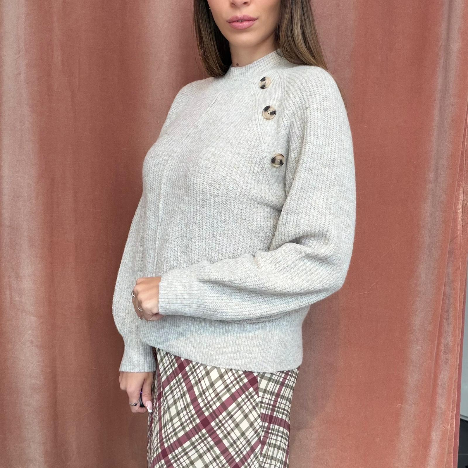 JDYANNIE LIFE L/S ON BUTTON PULL. KNT - immagine 10