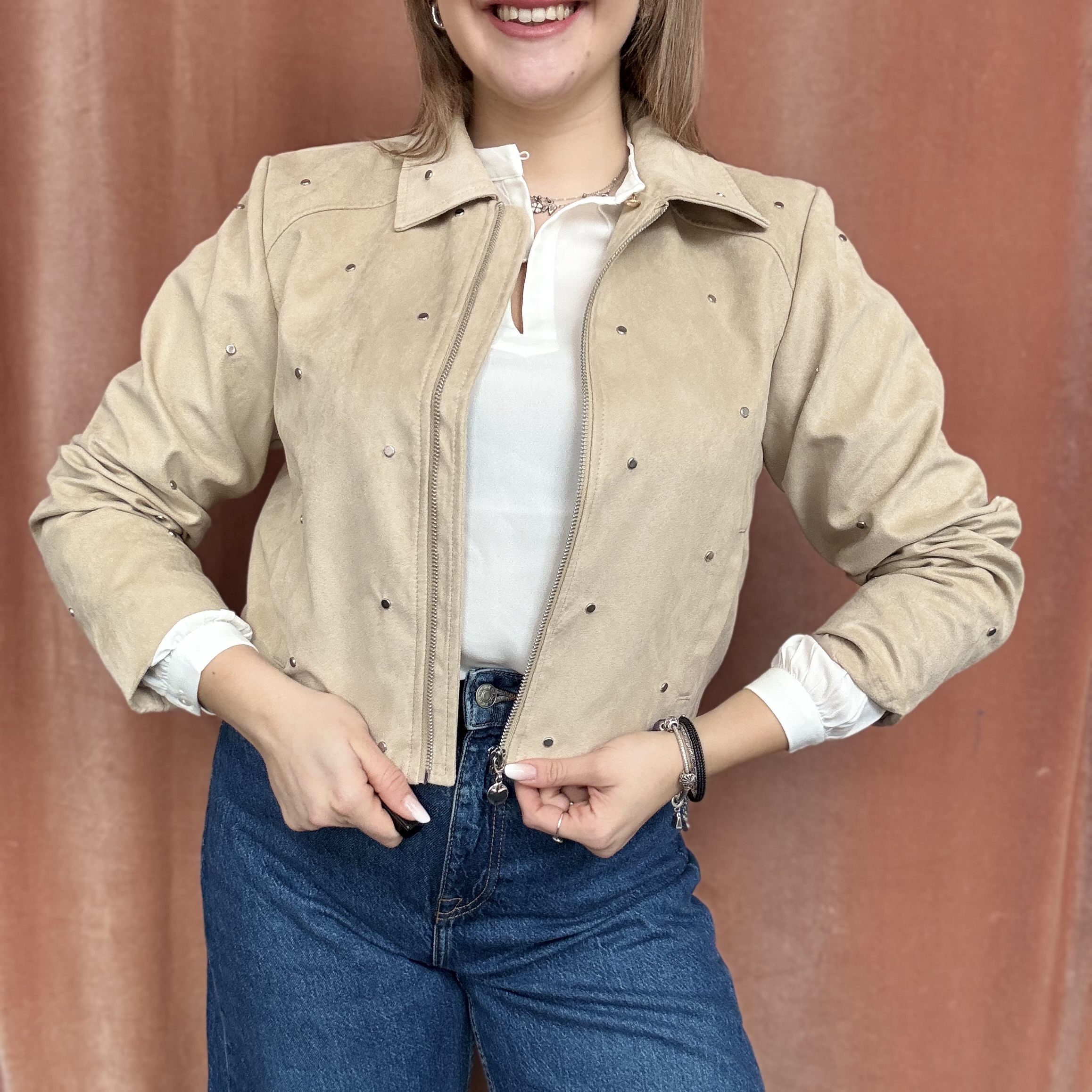 JDYROWAN SUEDE JACKET