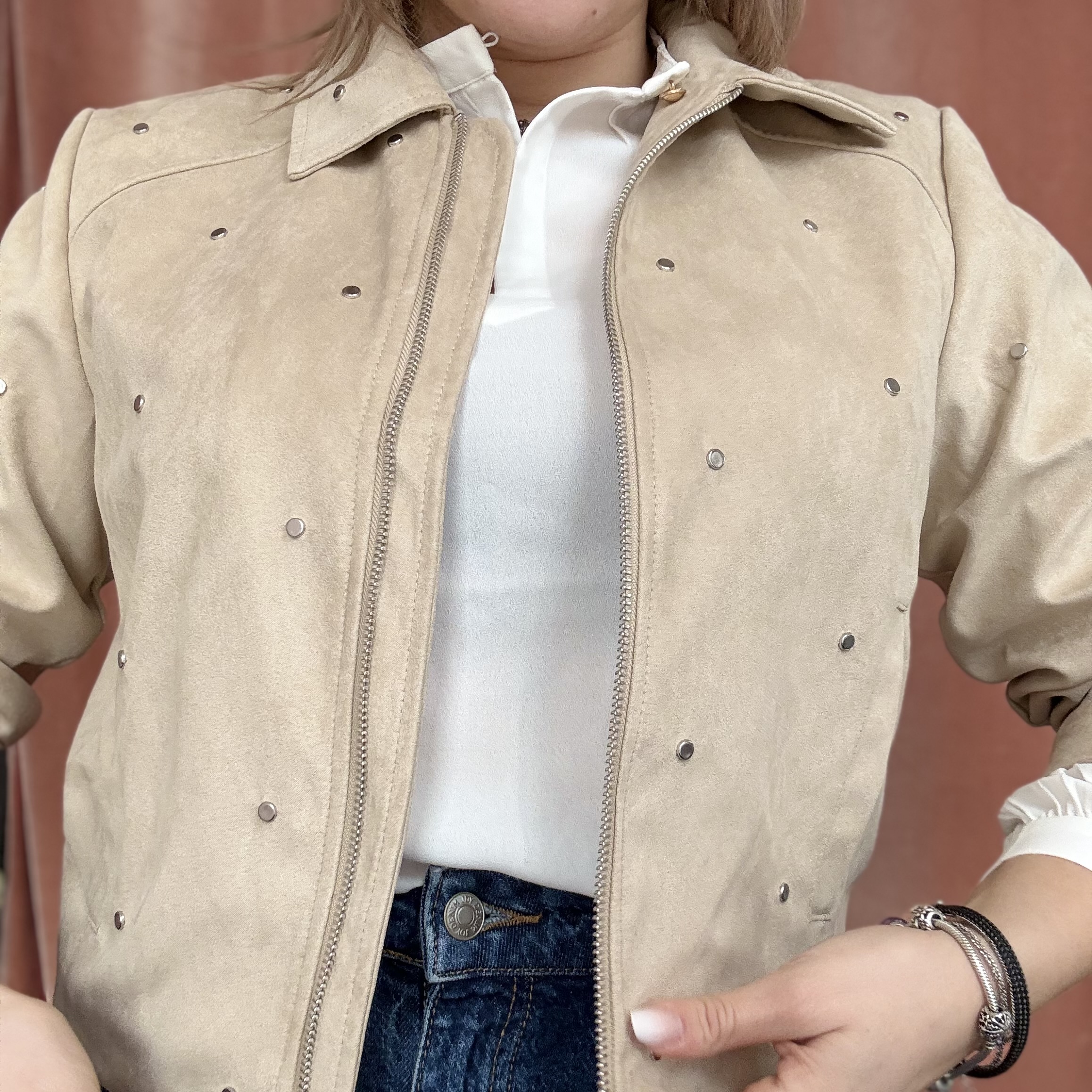 JDYROWAN SUEDE JACKET - immagine 2