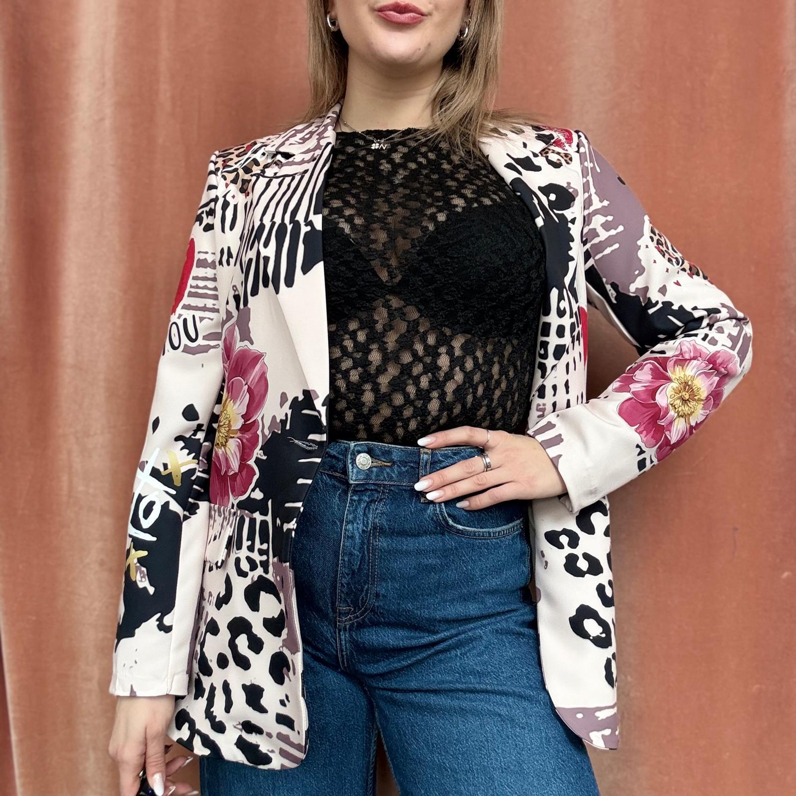 Giacca Monopetto Cuori - immagine 5