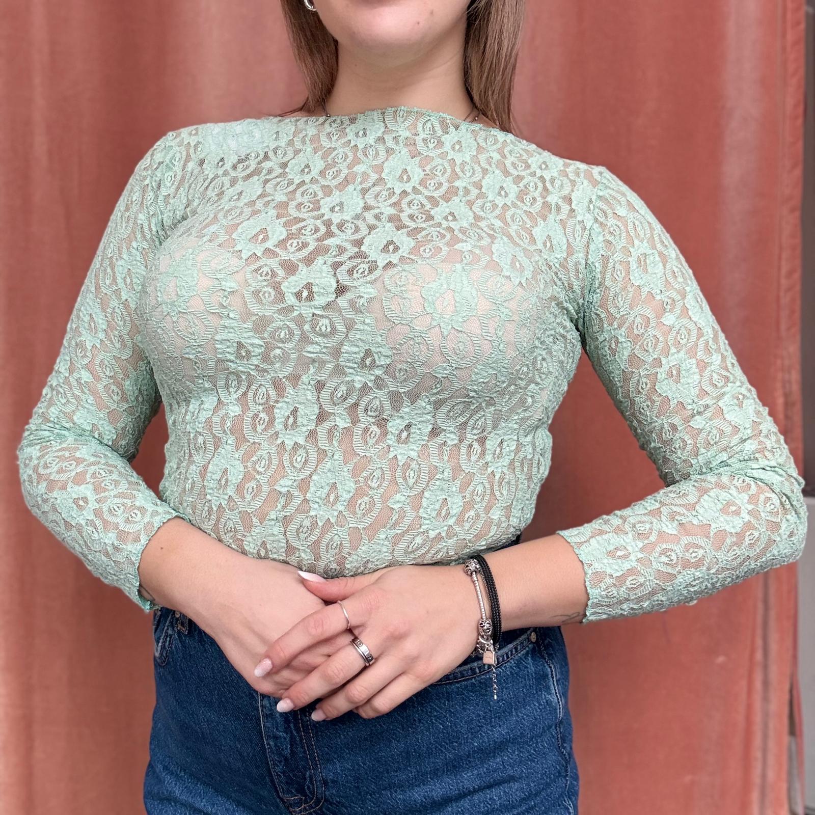 Maglia in Pizzo Ricamata - immagine 8