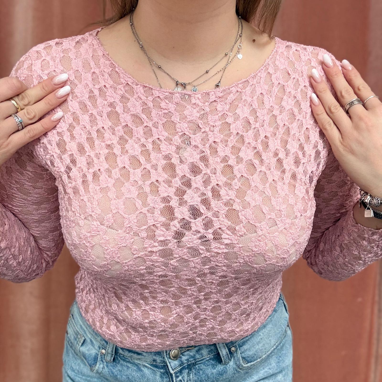 Maglia in Pizzo Ricamata - immagine 6