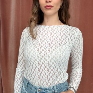 Maglia in Pizzo Ricamata