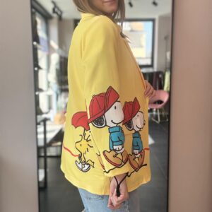 Giacca Oversize Snoopy Gialla