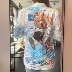 Giacca Monopetto Orso Spazio