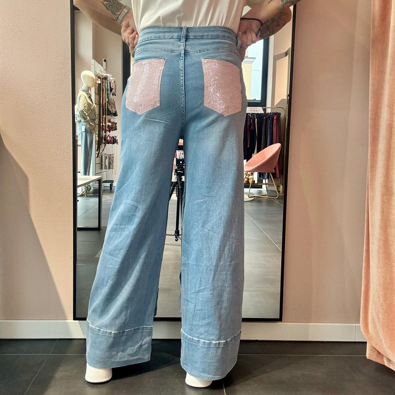 Jeans Tasche Brillantini - immagine 8