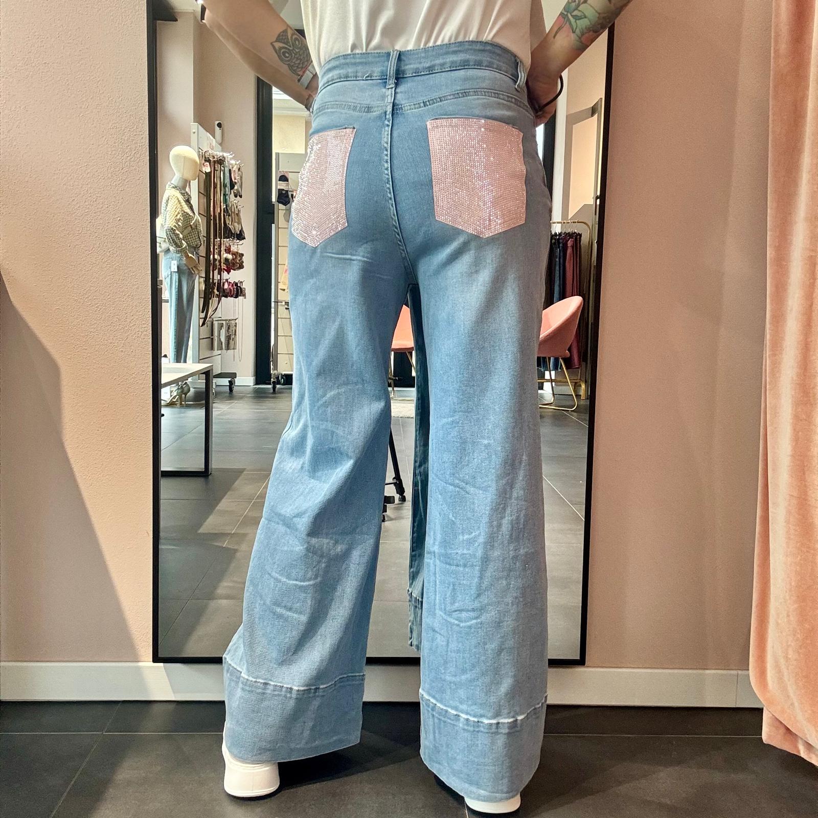 Jeans Tasche Brillantini - immagine 9