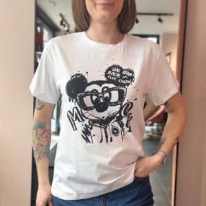 T-shirt Mickey Occhiali