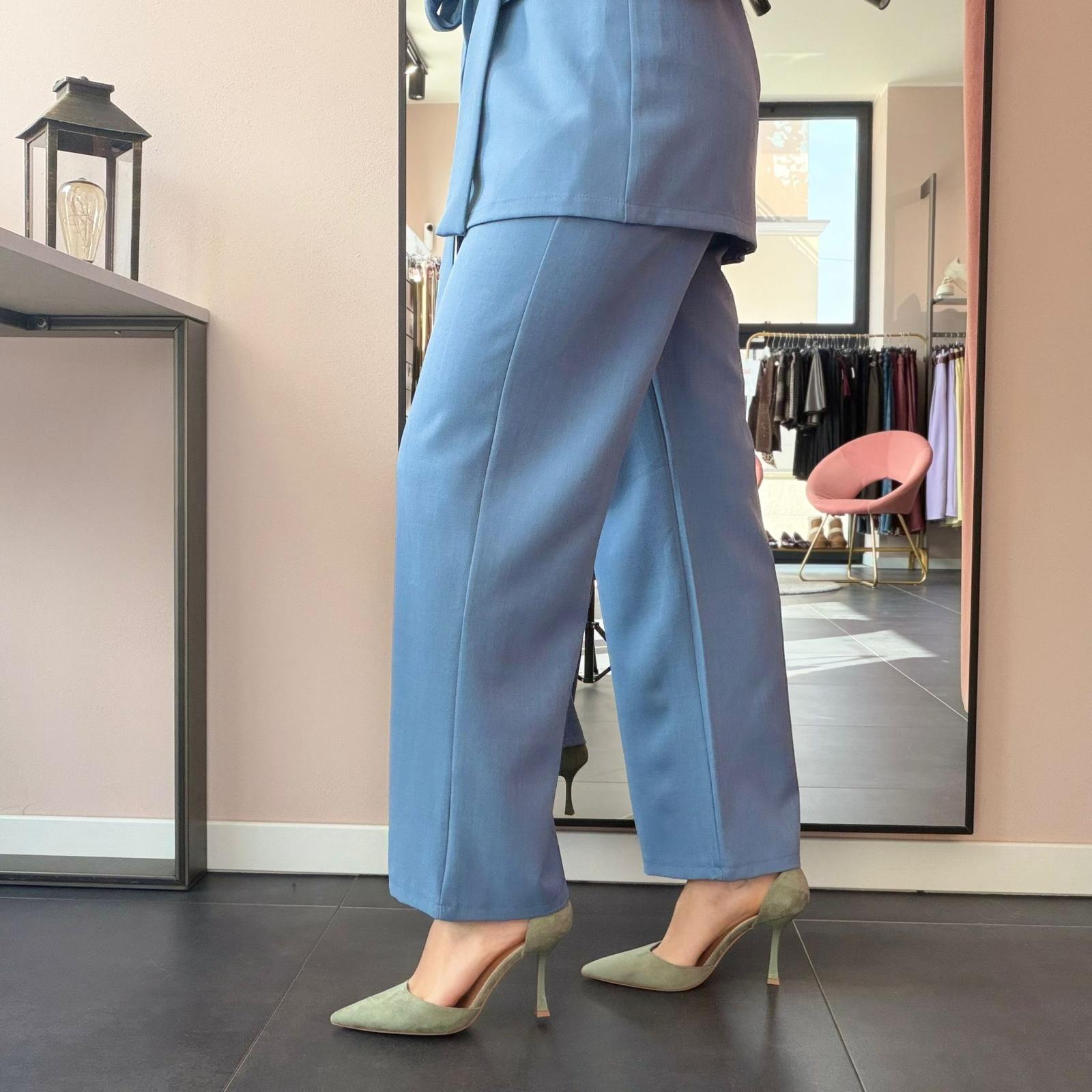 Completo Blazer Smanicato e Pantalone Gamba Larga - immagine 26