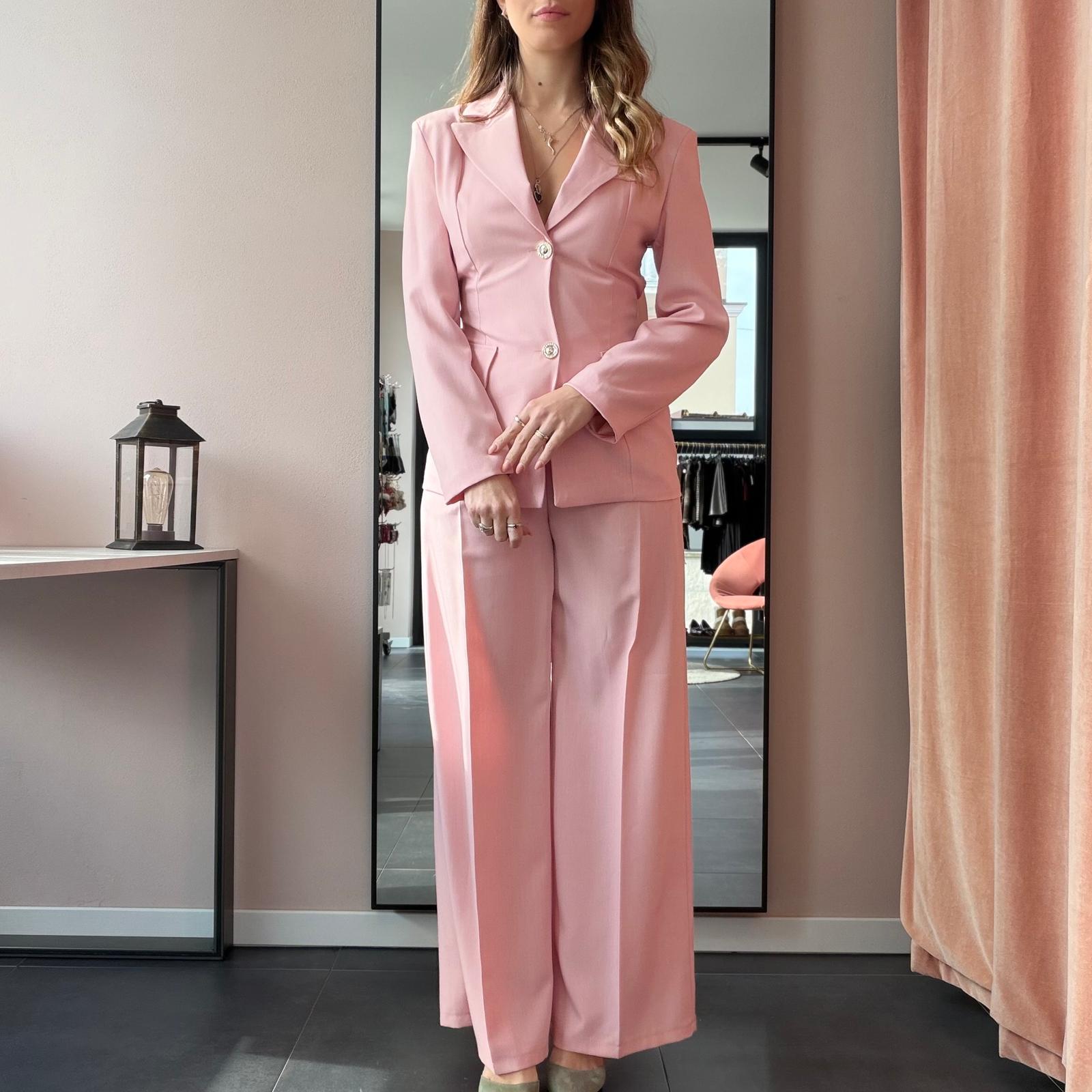 Completo Giacca Doppiopetto e Pantalone Gamba Larga - immagine 21