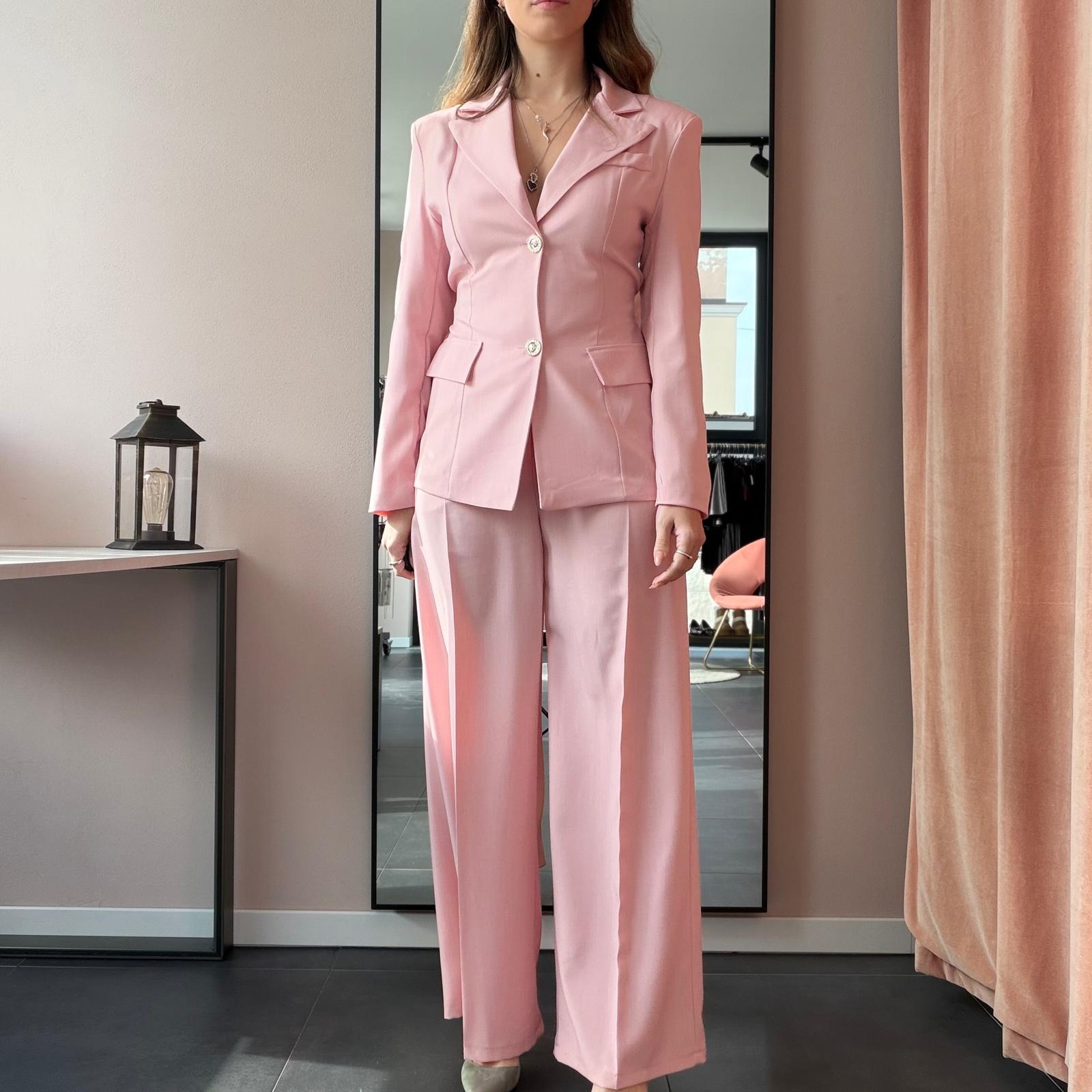 Completo Giacca Doppiopetto e Pantalone Gamba Larga - immagine 12