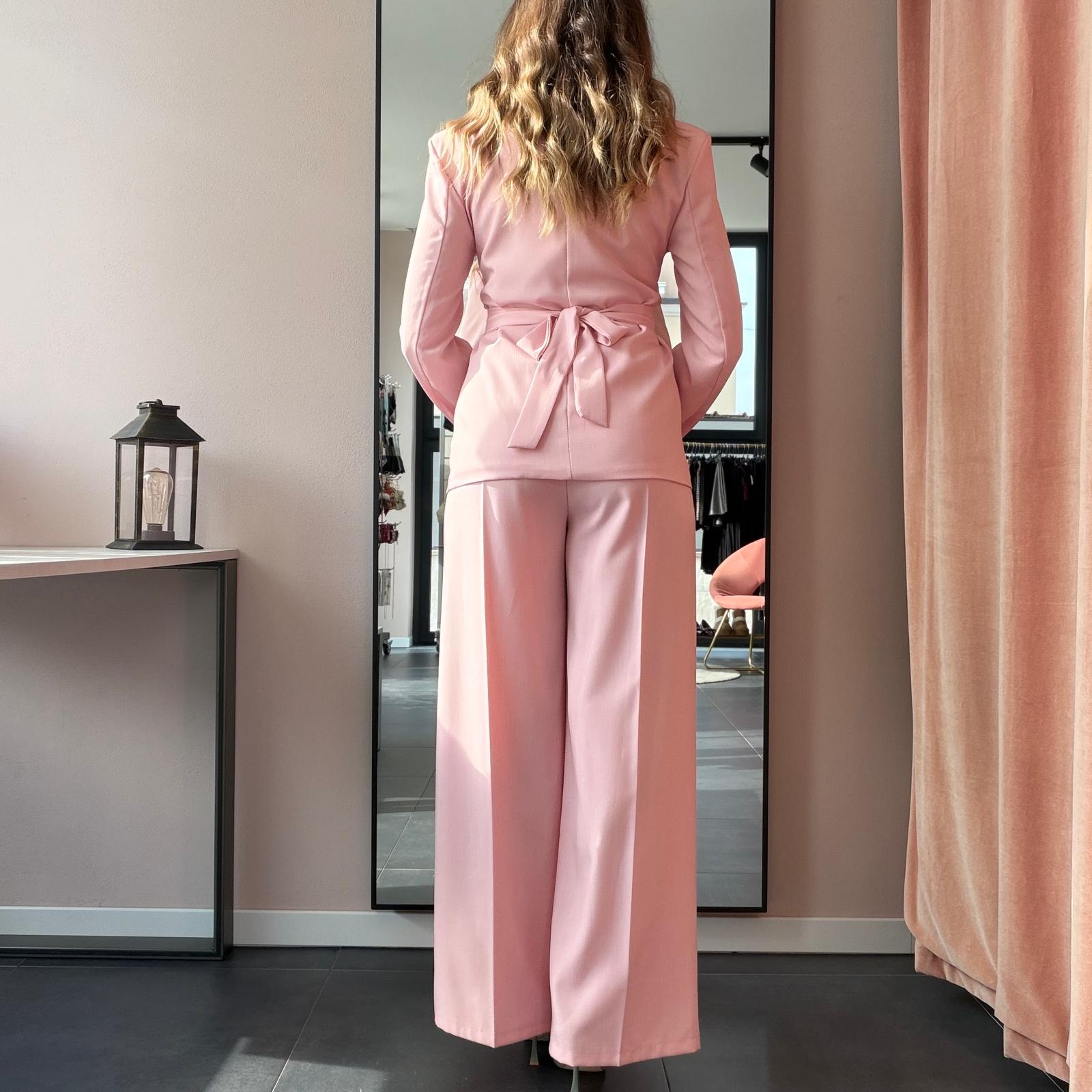 Completo Giacca Doppiopetto e Pantalone Gamba Larga - immagine 13