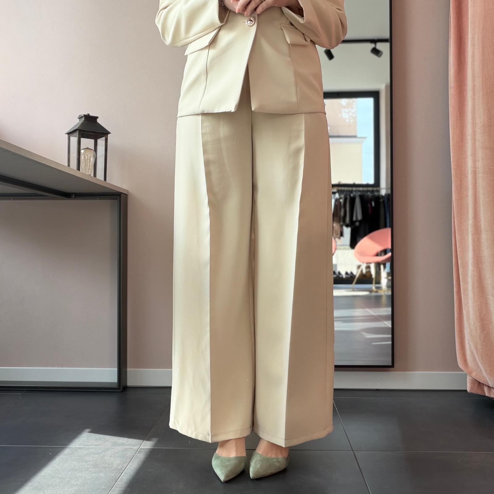 Completo Giacca Doppiopetto e Pantalone Gamba Larga - immagine 8