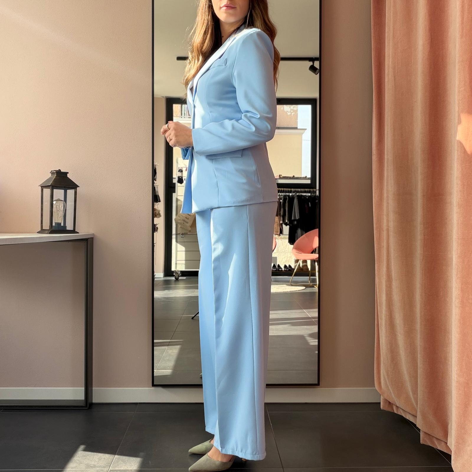 Completo Giacca Doppiopetto e Pantalone Gamba Larga - immagine 25