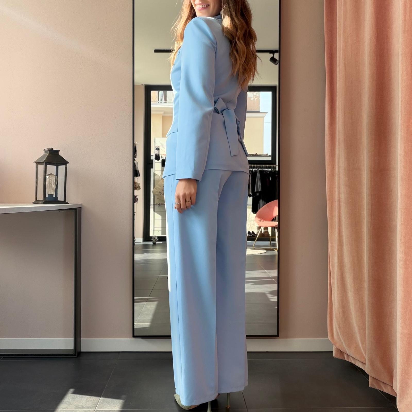 Completo Giacca Doppiopetto e Pantalone Gamba Larga - immagine 26