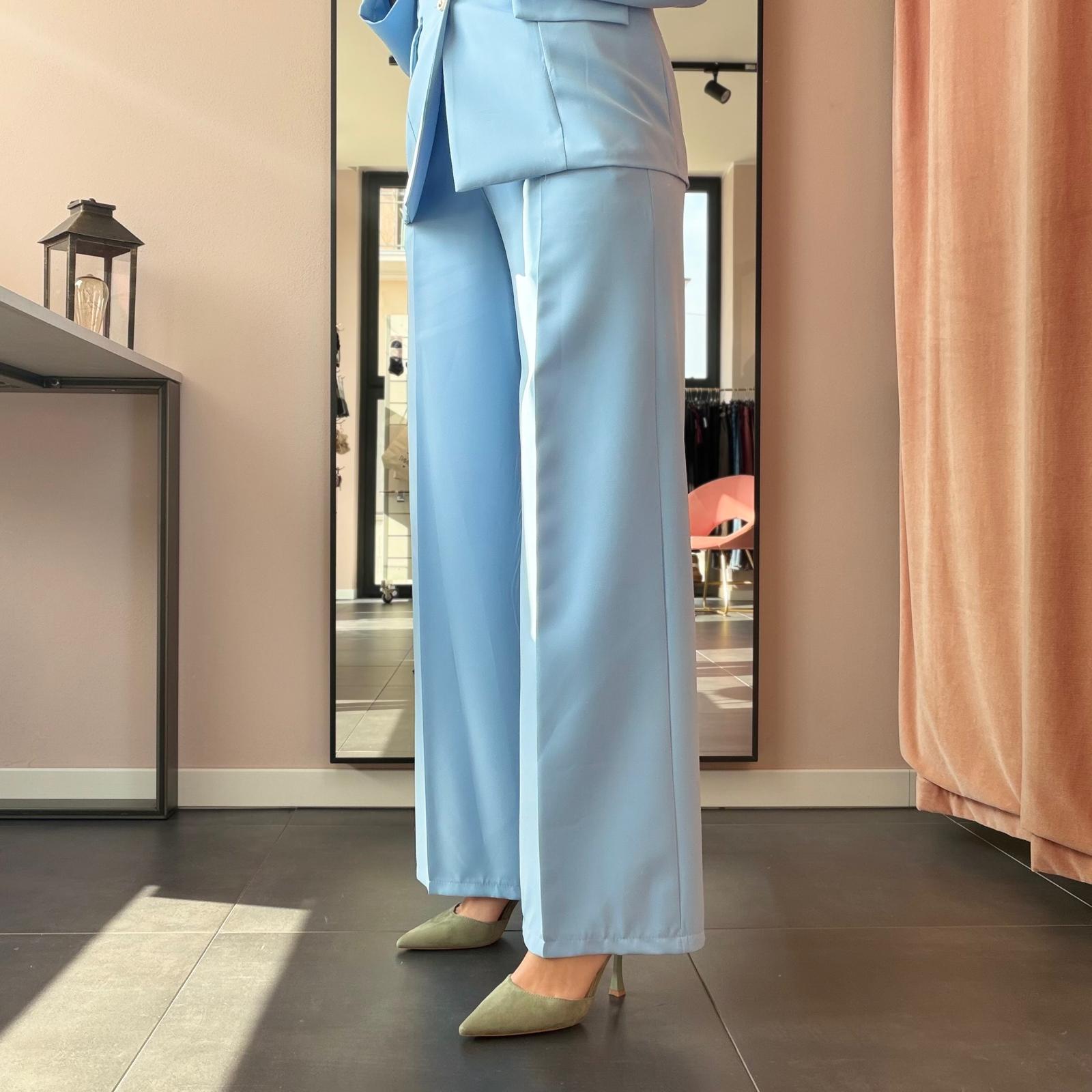 Completo Giacca Doppiopetto e Pantalone Gamba Larga - immagine 32