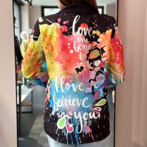 Giacca Oversize Topolino Nera