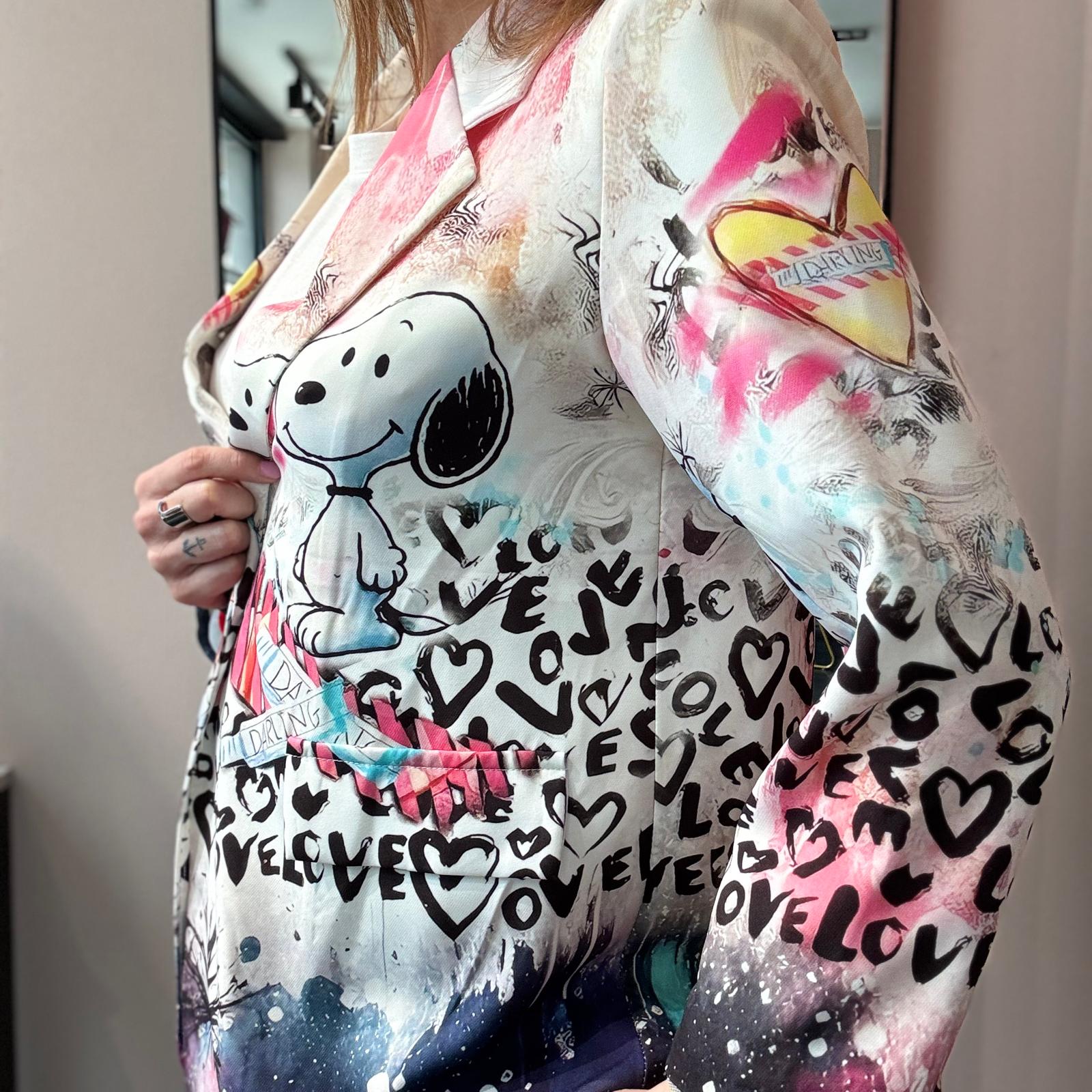 Giacca Oversize Snoopy Love - immagine 2