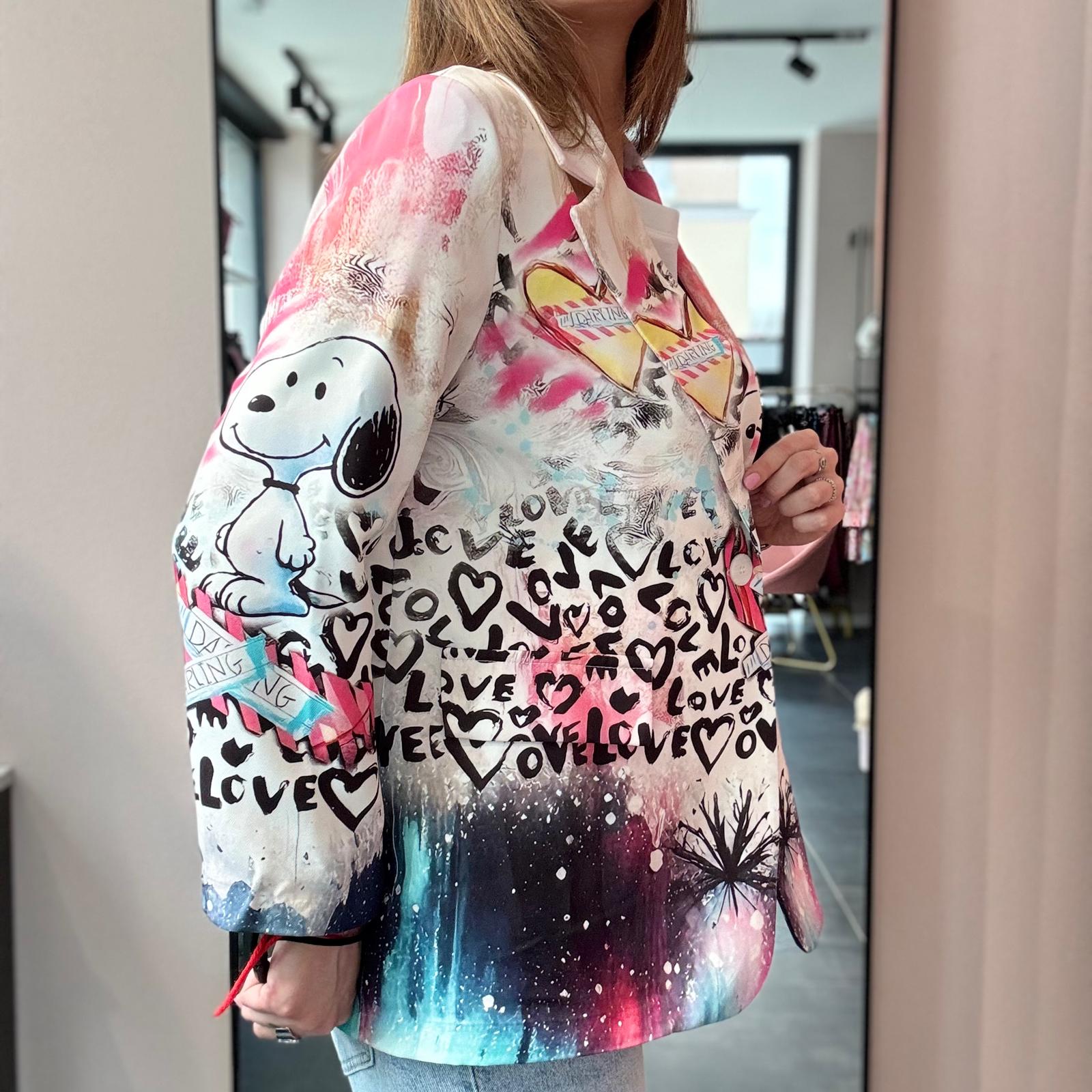 Giacca Oversize Snoopy Love - immagine 4