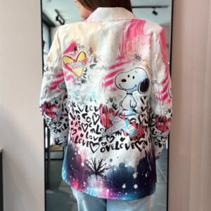 Giacca Oversize Snoopy Love