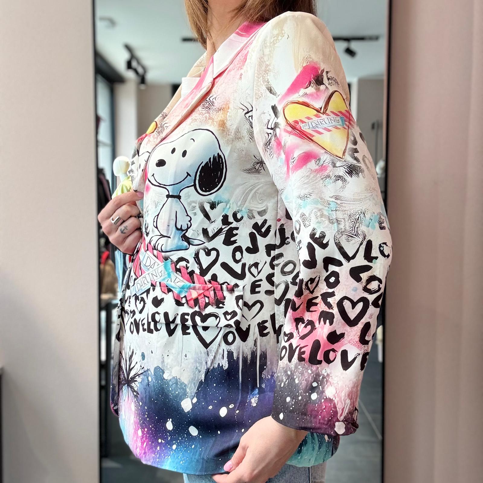 Giacca Oversize Snoopy Love - immagine 5