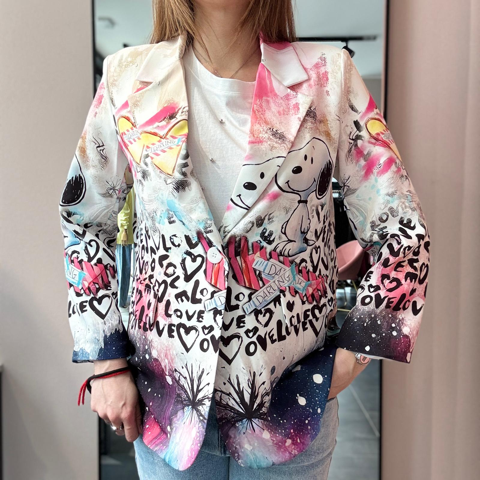 Giacca Oversize Snoopy Love - immagine 6