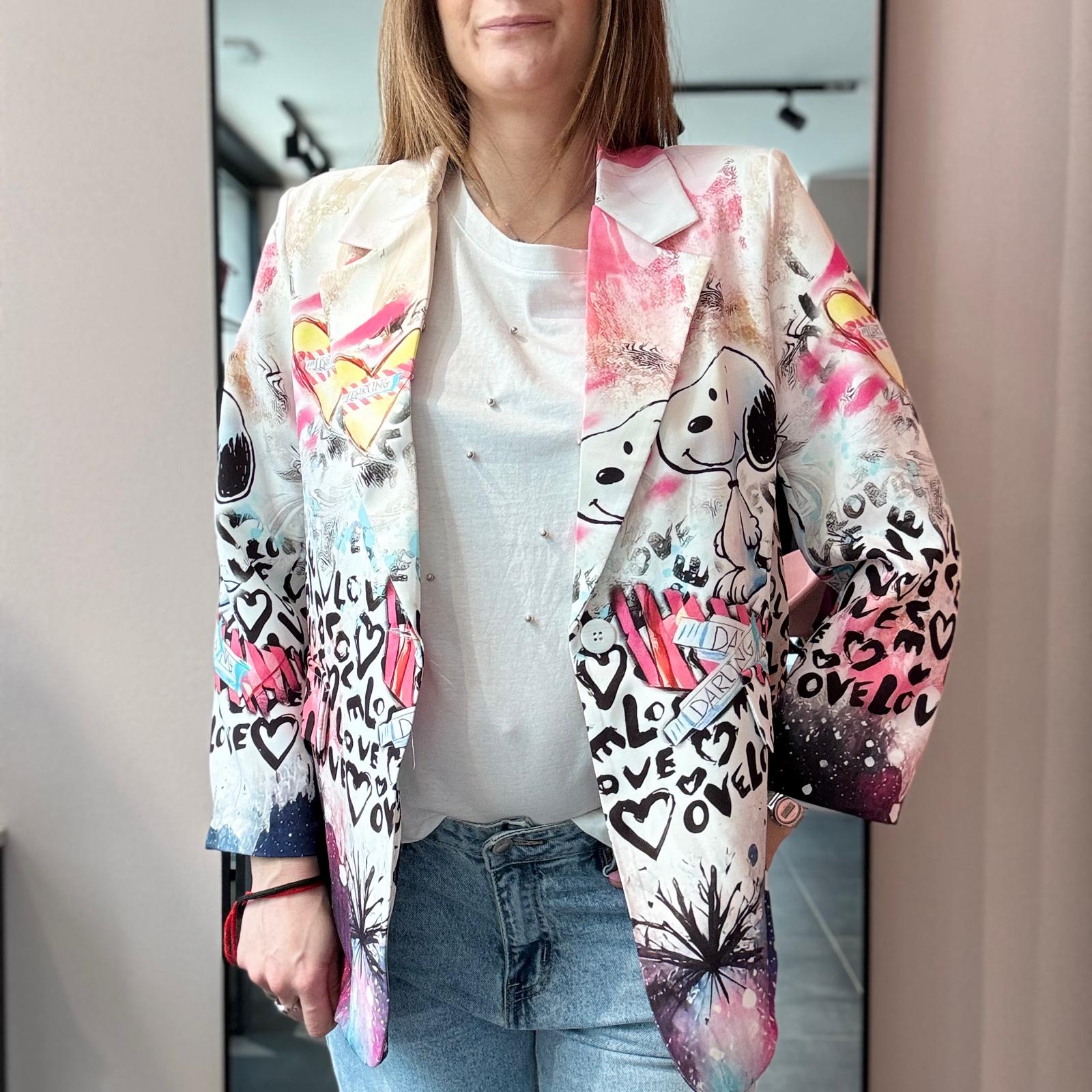 Giacca Oversize Snoopy Love - immagine 7