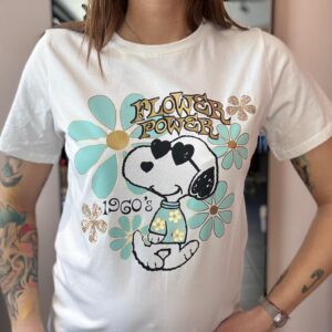 T-shirt Snoopy Flower