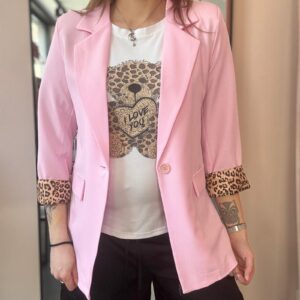 Giacca con Fodera Maculata