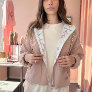 Giacca Vento con Ricamo