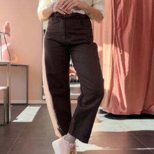 Pantaloni Baggy Marroni