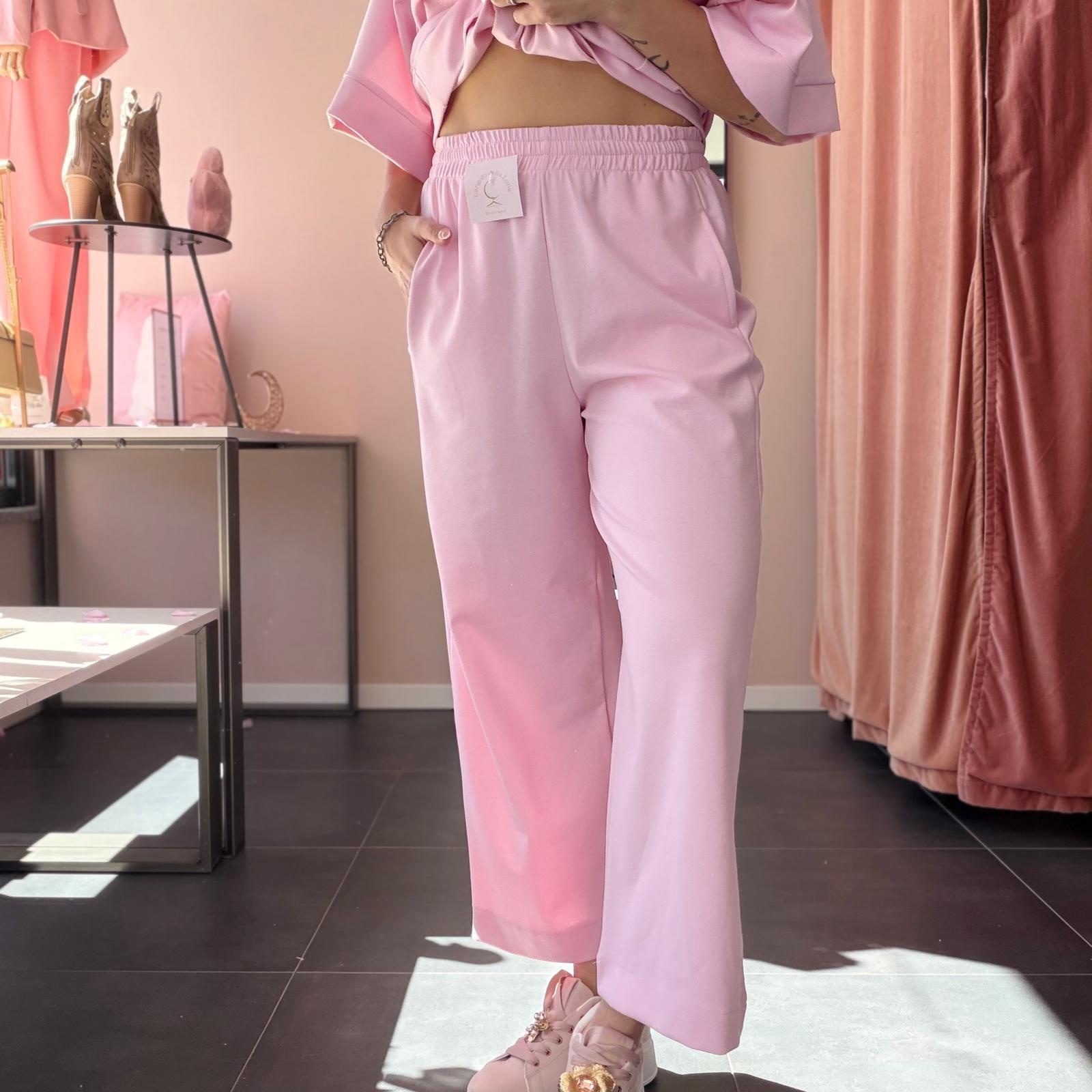 Pantaloni Tuta Gamba Larga - immagine 2