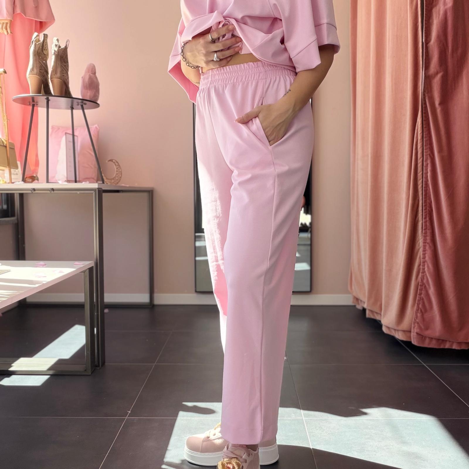 Pantaloni Tuta Gamba Larga - immagine 3