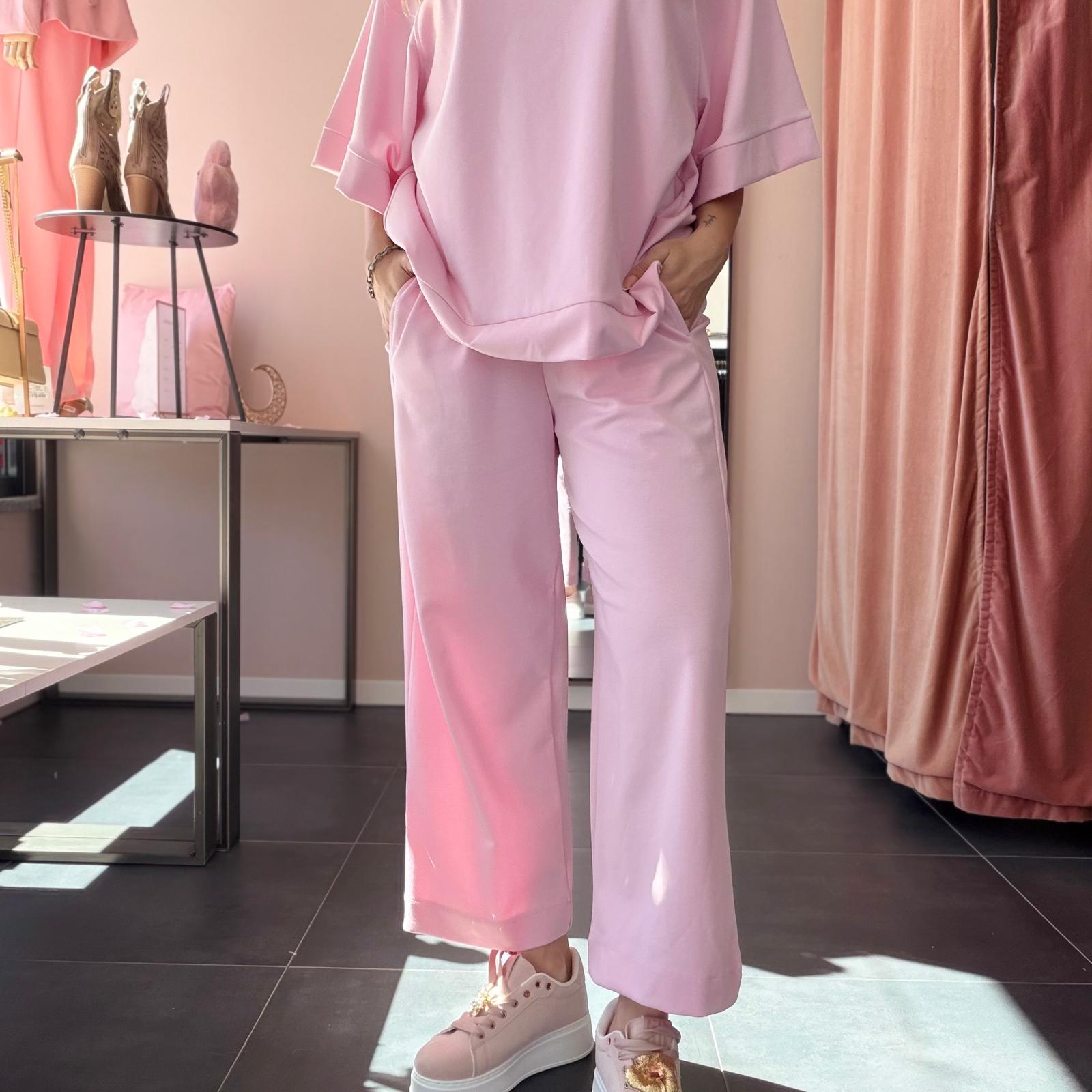 Pantaloni Tuta Gamba Larga - immagine 5