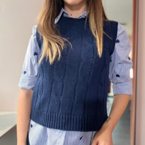 Gilet Smanicato Blu