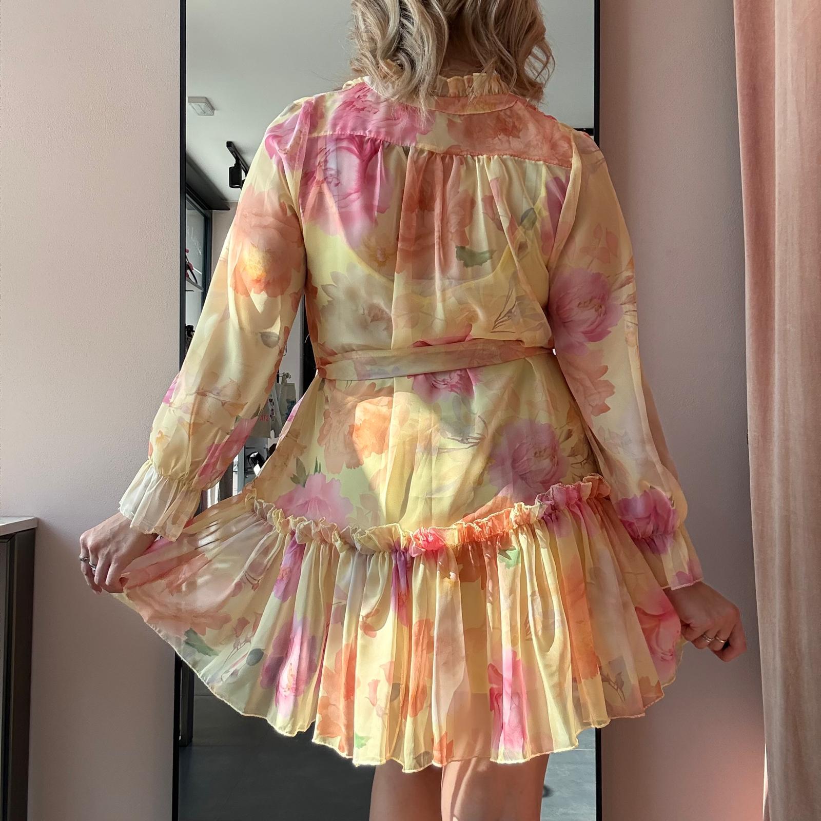 Abito Chiffon Floreale - immagine 12
