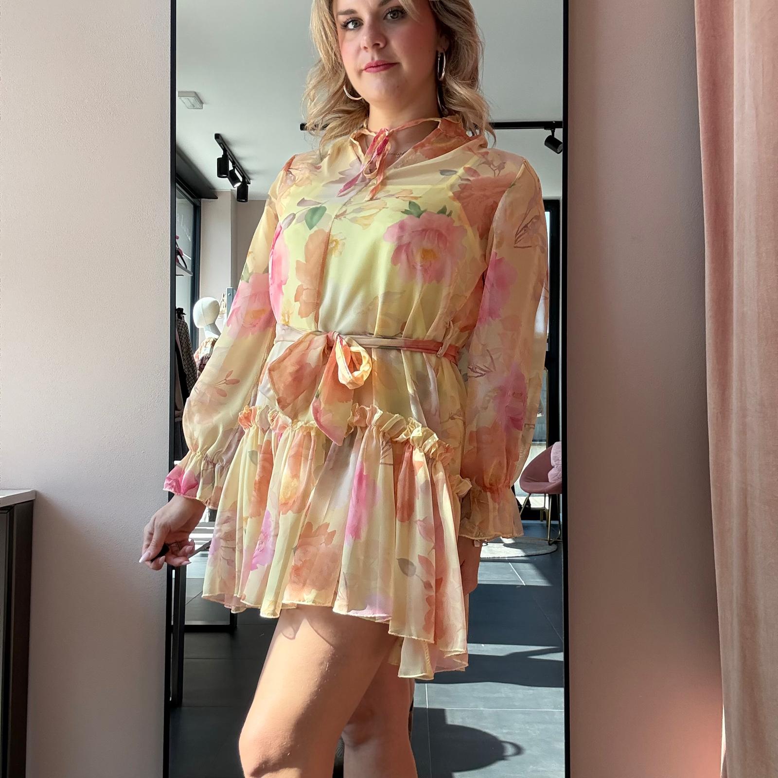 Abito Chiffon Floreale - immagine 16