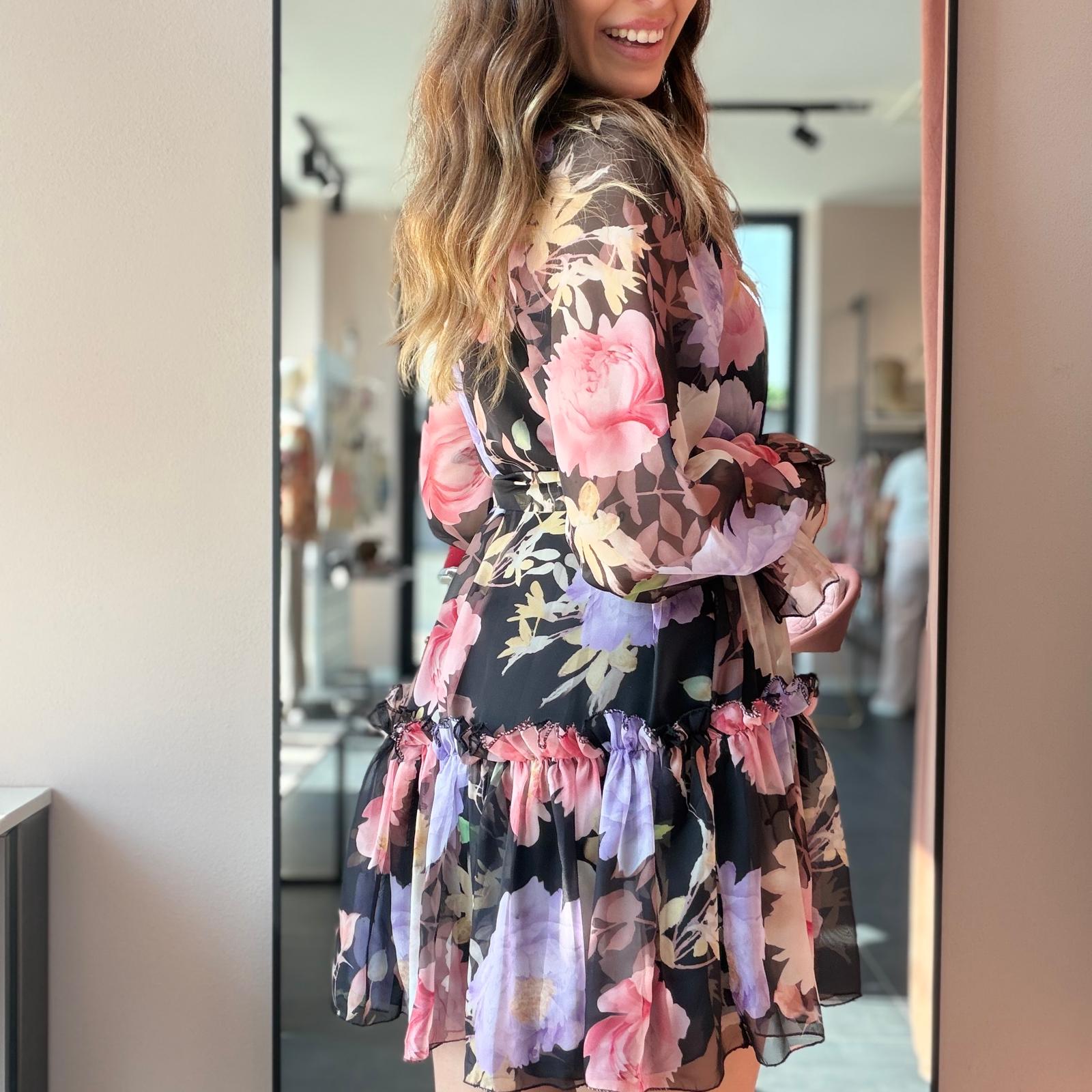 Abito Chiffon Floreale - immagine 6