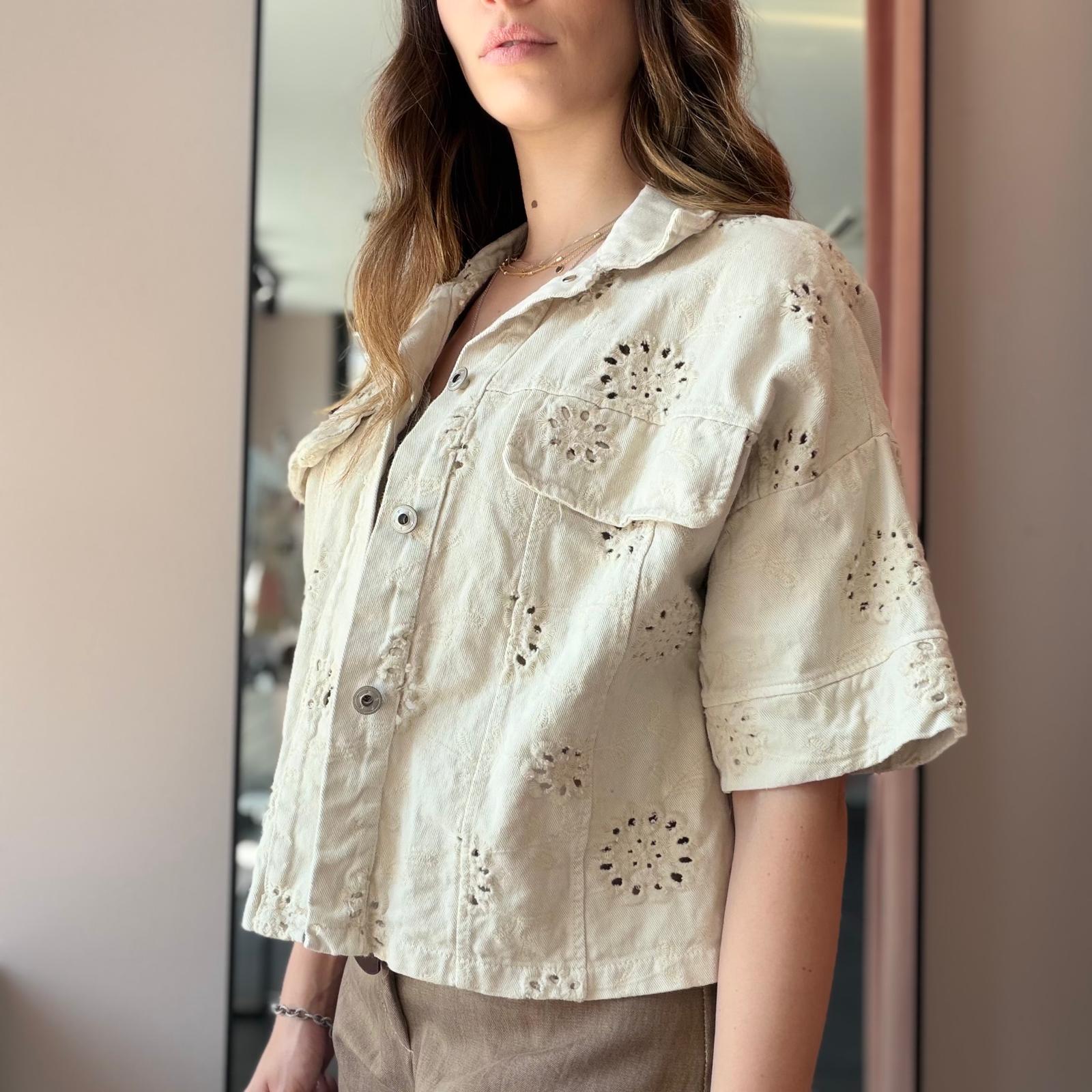 Giacca in Cotone Macramè - immagine 3