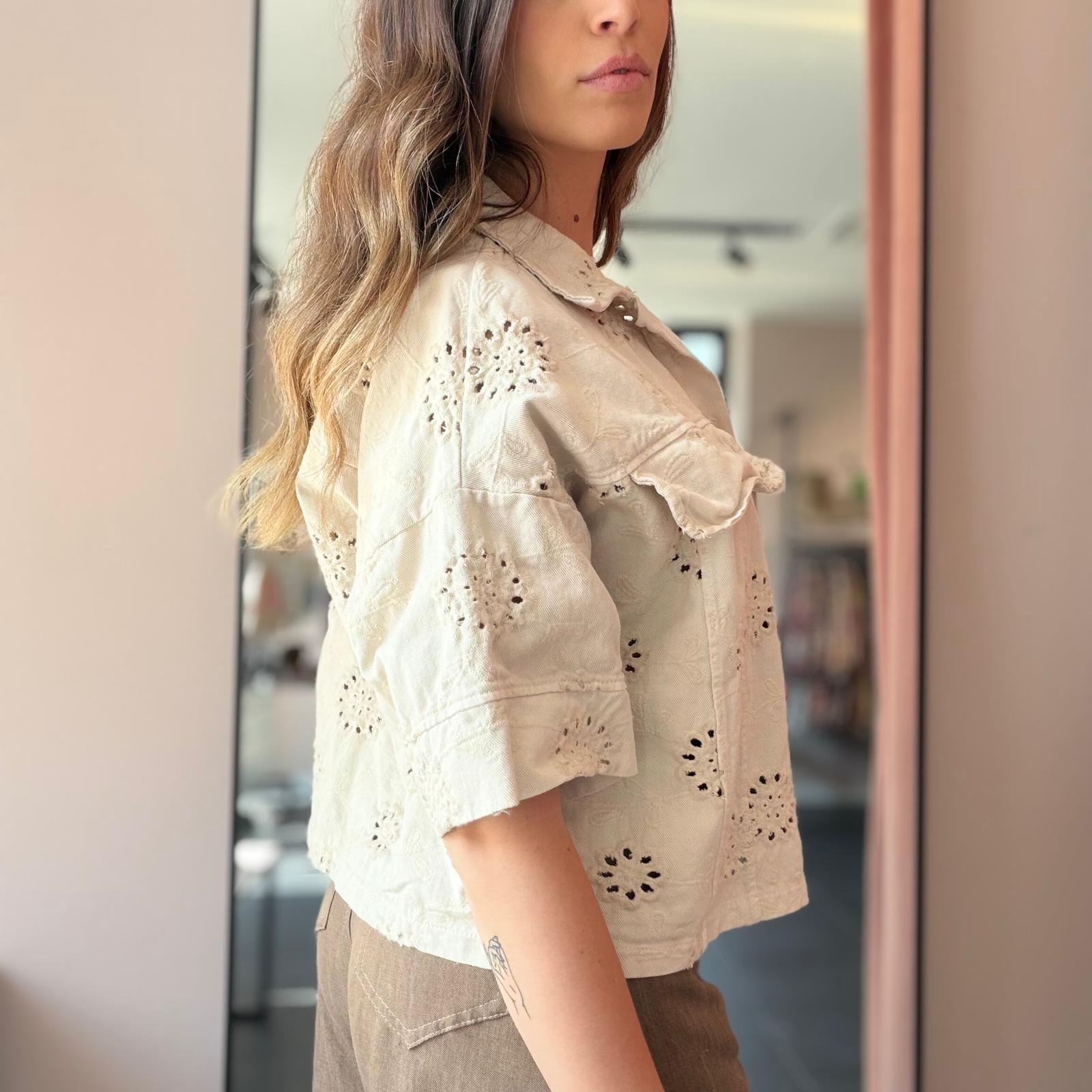Giacca in Cotone Macramè - immagine 6