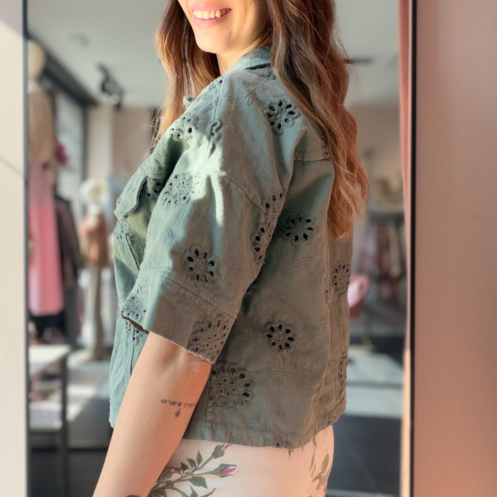 Giacca in Cotone Macramè - immagine 7