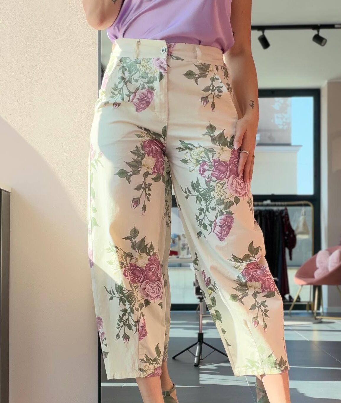 Pantalone Baloon Floreale