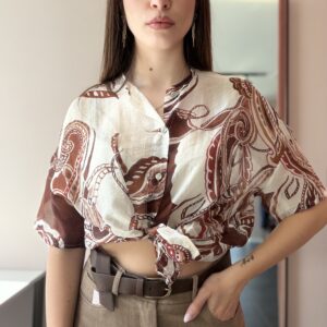 Camicia Cotone Fantasia Paisley