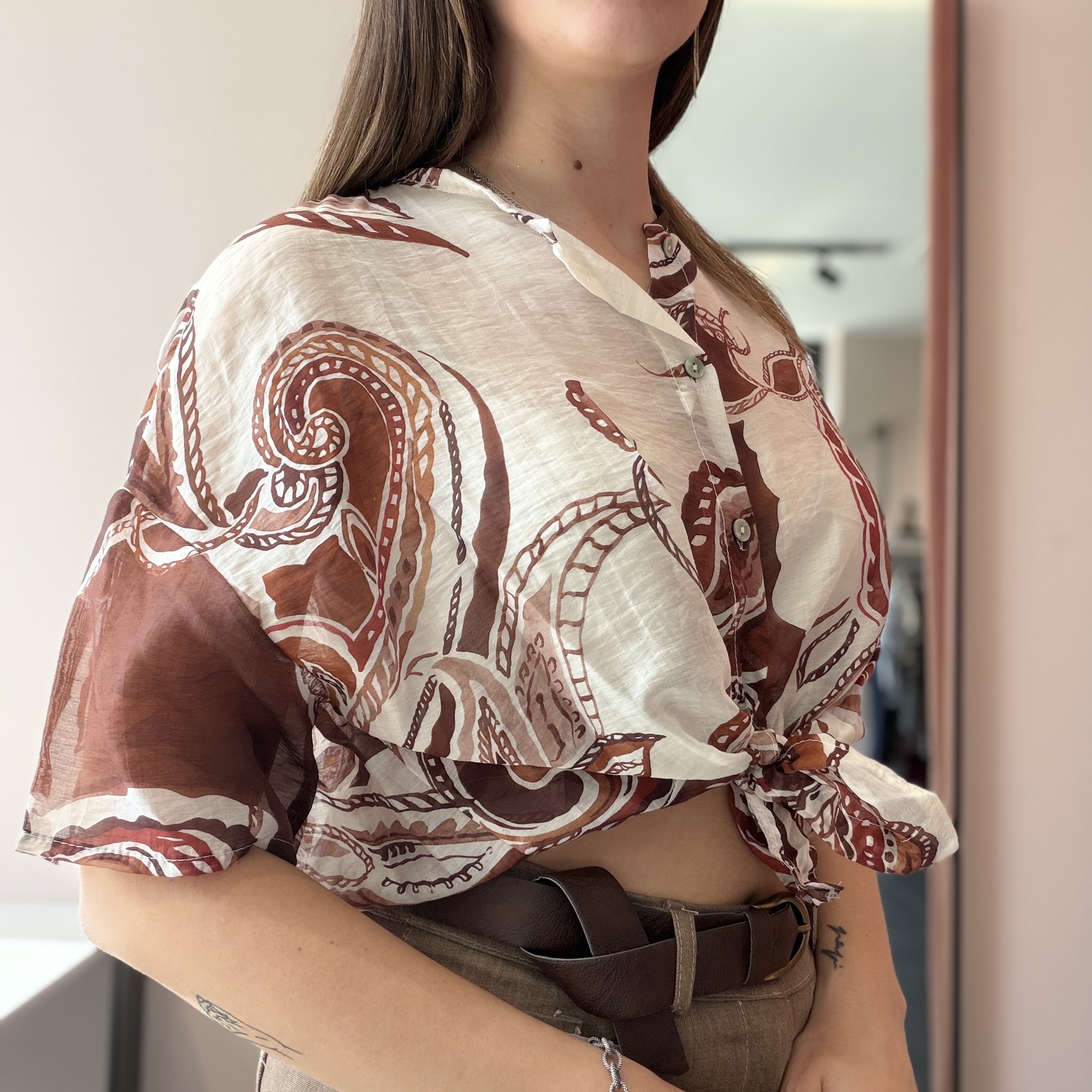 Camicia Cotone Fantasia Paisley - immagine 5