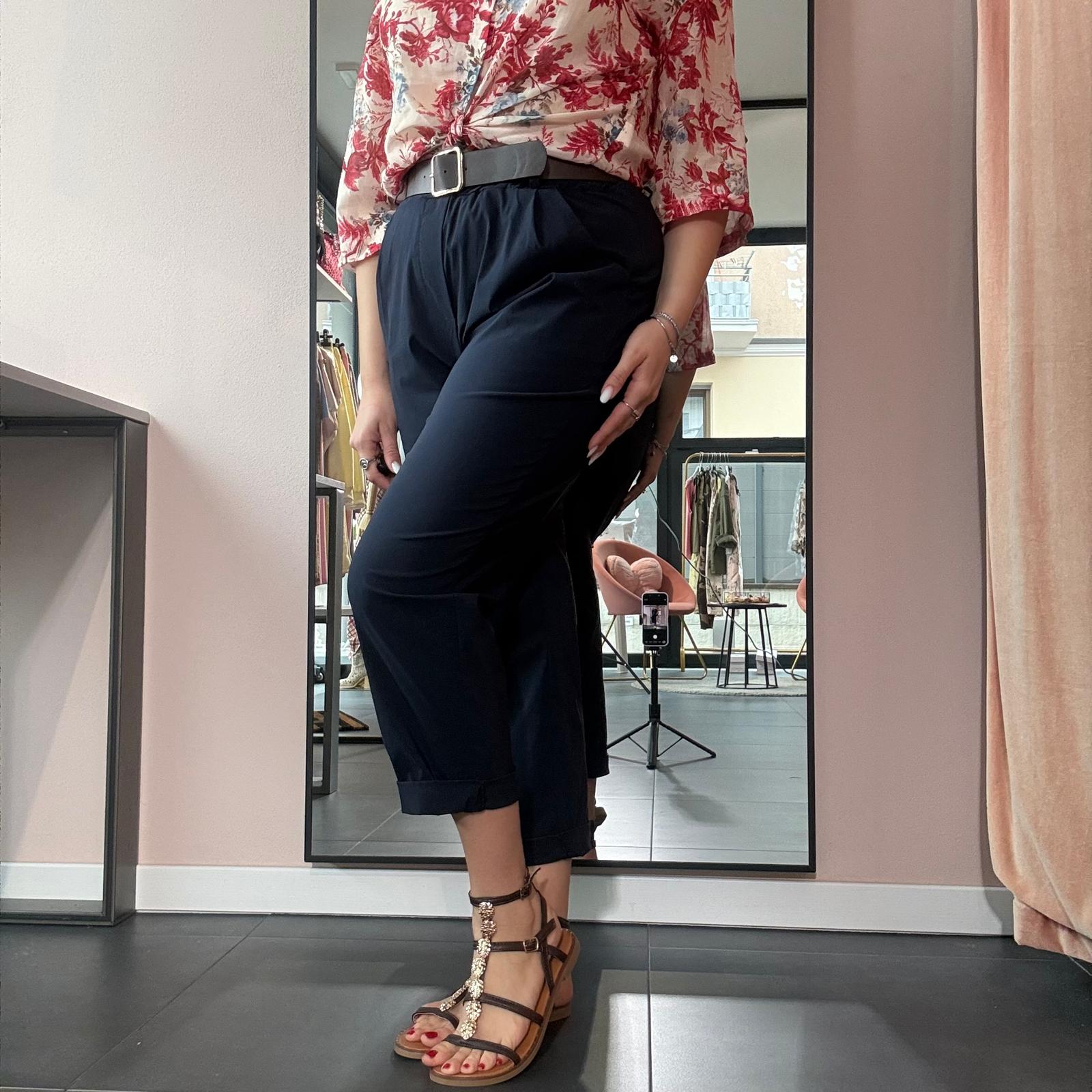 Pantalone Modello Carrot Con Cintura - immagine 8