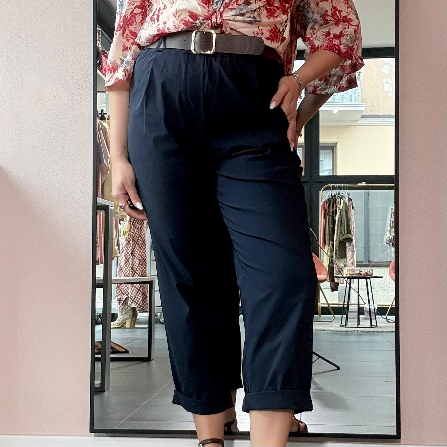 Pantalone Modello Carrot Con Cintura - immagine 9