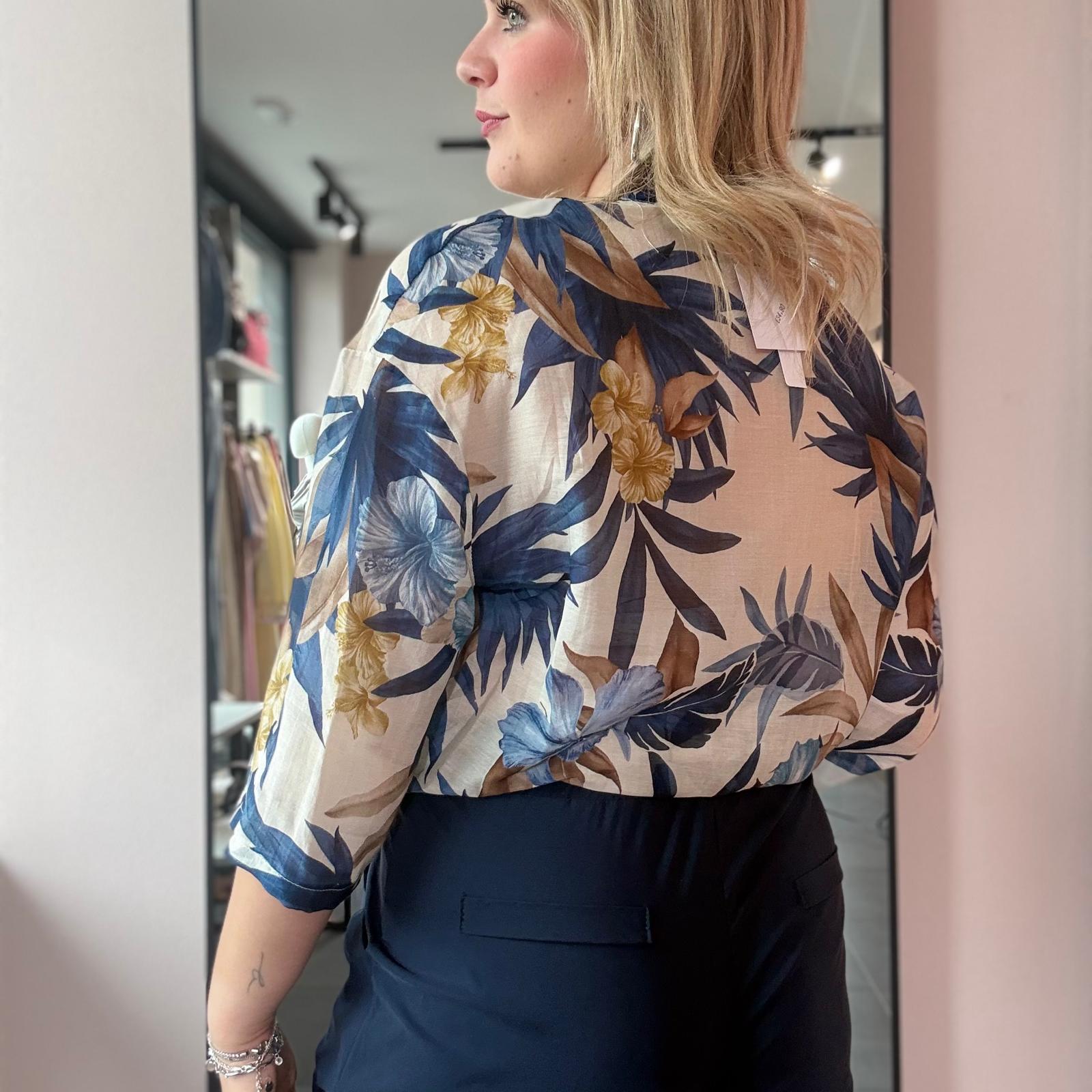 Camicia Misto Seta Tropical - immagine 2